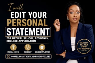 perfect your medical school personal statement within 24 hours