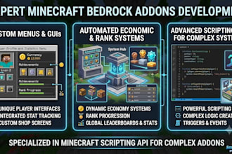 create custom minecraft bedrock mods and scripts