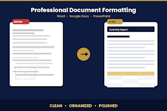 format microsoft word, google docs and powerpoint documents