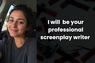 write movie script for your film production