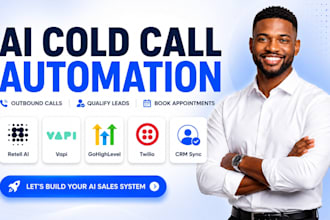 build retell ai vapi voice agent CRM sync gohighlevel twilio outbound cold call