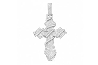 iced out pendant sketch custom diamond hip hop jewelry design jewelry sketch cad