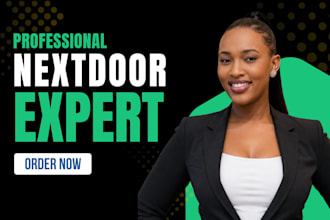 create and optimize your nextdoor business profile for local growth