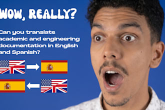 translate technical documentation in english and spanish