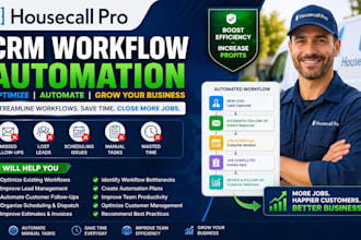 housecall pro crm workflow automation crm automation housecall pro automation
