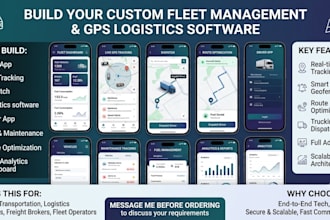 build a fleet management app with real time gps tracking