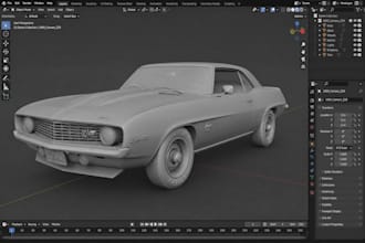 3d car model widebody kit exterior car automotive   model for 3d print stl file
