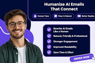 rewrite ai generated email to make it sound natural, human, and profess