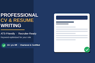 write a professional ats friendly CV resume and linkedin profile