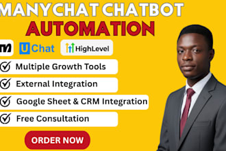 setup manychat automation manychat chatbot facebook, whatsapp, instagram