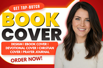 do ebook and book full cover design for christian book and daily devotional book