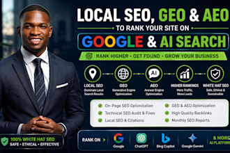 do complete monthly website on page GEO, aeo, local and ai SEO optimization