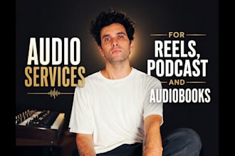 edit and mix your podcast or audiobook