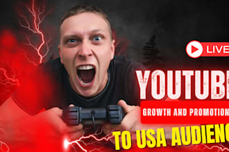 do organic youtube promotion to reach USA real audience for channel growth