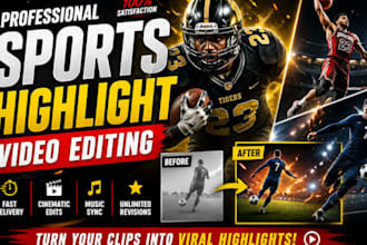 create sports highlights videos in HD, youtube video editors