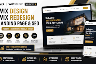 wix website design wix redesign wix landing page wix seo wix expert dev