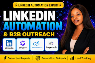 setup linkedin automation and b2b outreach with dripify, expandi and heyreach
