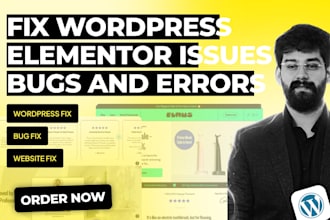 fix wordpress elementor issues bugs and errors
