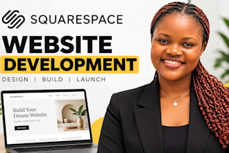 design or redesign a professional squarespace website