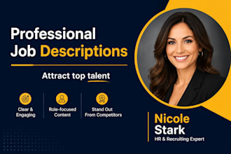 expertly craft your job descriptions, offer, cover letters, and job adverts