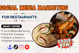 do social media marketing for restaurants and cafes