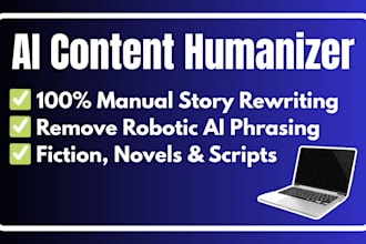 manually humanize ai creative writing and storytelling