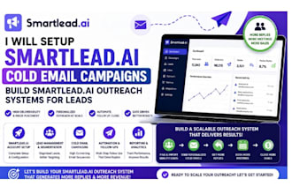 setup smartlead ai cold email campaign build smartlead ai outreach system