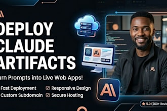deploy web apps and internal tools using claude artifacts to vercel, supabase ai
