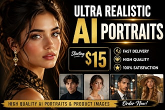 create ai portraits and realistic images