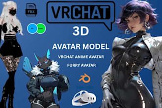 create custom vrchat avatar furry vrchat model nsfw booth avatar vr chat avatar