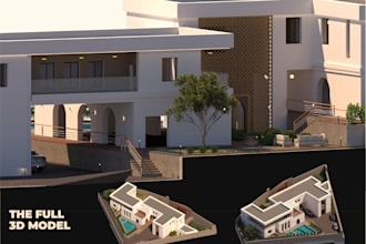 create 3d interior and exterior models for you