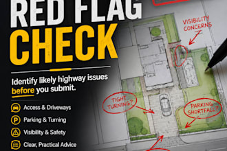 pre check your planning application for highway implications