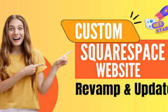 setup squarespace, edit squarespace, update squarespace, revamp squarespace