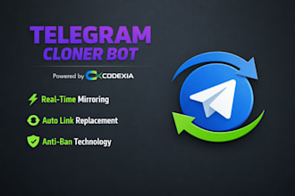 develop a custom telegram content automation userbot