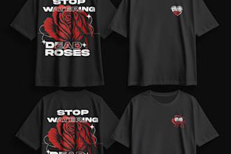 design custom typography t shirt and graphic t shirt
