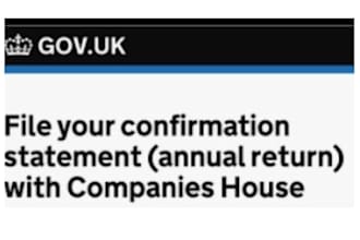 file your UK companies house confirmation statement