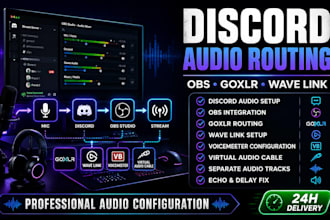 setup discord audio routing for obs, goxlr, wave link and voicemeeter