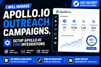 manage apollo io outreach campaign setup apollo crm integration
