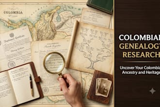 research colombian genealogy ancestry records and family history