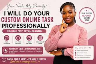 do your custom online task professionally