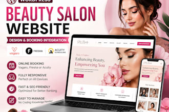 integrate setup your spa, salon, with vagaro, fresha, glossgenius to any website