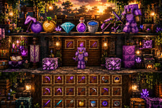 create a custom minecraft resource pack or minecraft texture pack for you