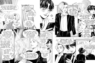 do anime manga comic book webtoon comic illustration manga art