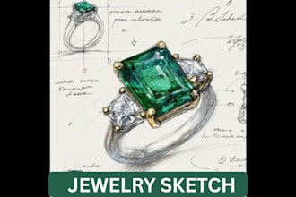 fix jewelry sketch jewelry design jewellery sketch illustration jewelry retouch