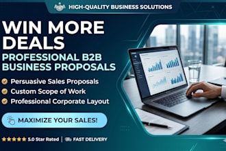 do professional business proposal writing and b2b sales proposal