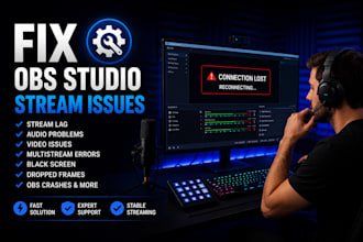 fix obs studio, stream lag, audio, video and multistreaming issue