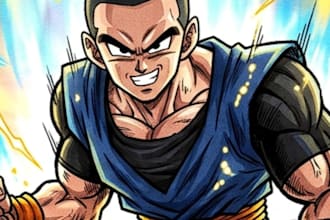 do anime art of you as you anime style universe as an nft