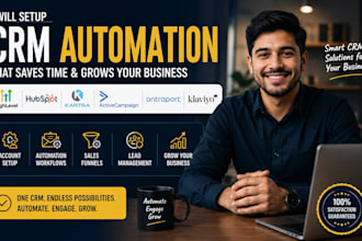 setup gohighlevel CRM workflow and email automation