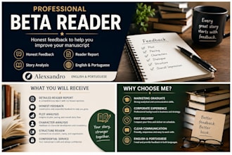 professional beta reader, leitor beta, marketing analyst