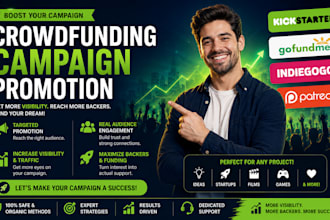 do crowdfunding promote on gofundme indiegogo kickstarter